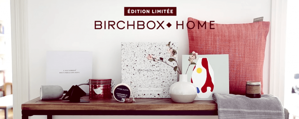 Birchbox Home : une nouvelle édition limitée avec The Socialite Family