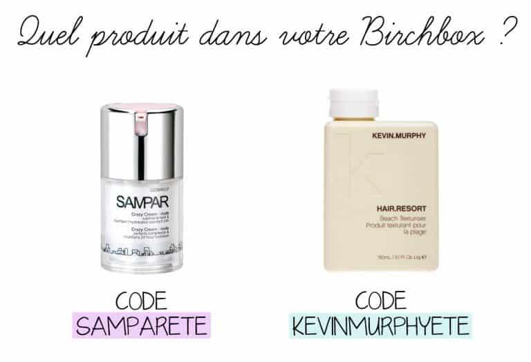 Soyez sûre de recevoir votre produit préféré dans votre Birchbox de Juillet !