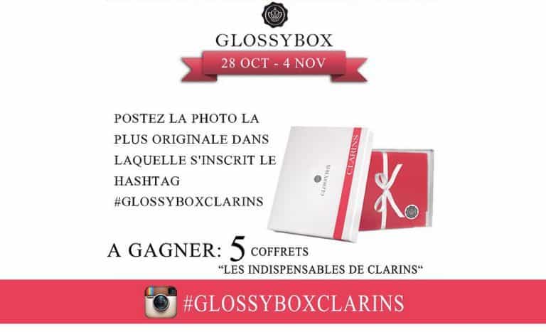 5 coffrets Clarins par Glossybox à gagner !