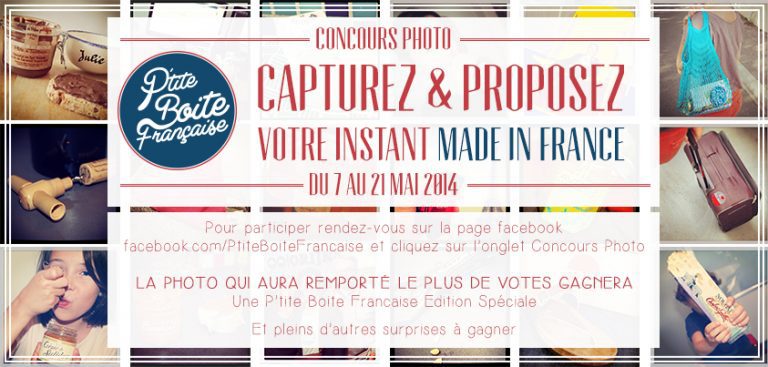 Participez au concours photo Made In France de la P'tite Boîte Française