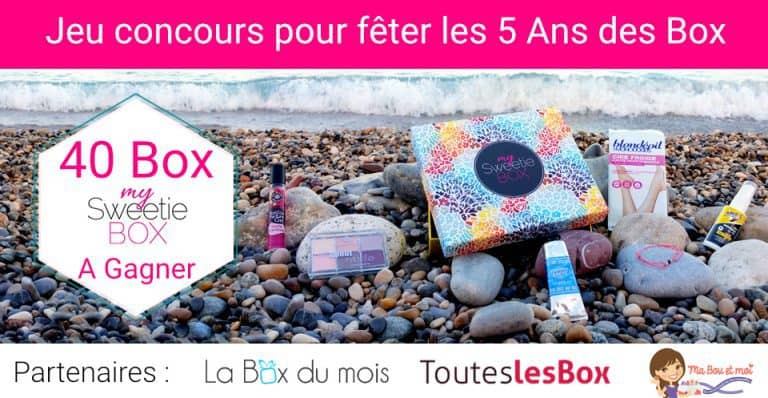 Jeu concours : 40 My Sweetie Box à gagner
