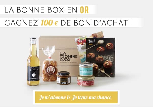 Gagner 100€ en bon d'achat avec La Bonne Box