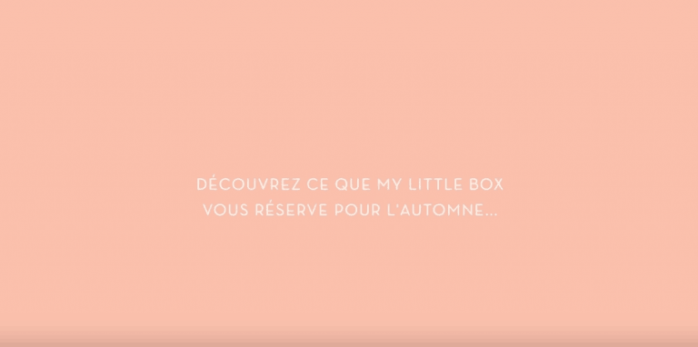 Découvrez ce que vous réserve My Little Box pour cet automne