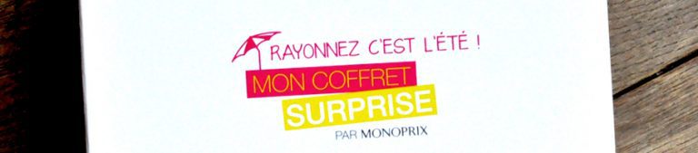 Les Box de l'été par Monoprix et Juvamine