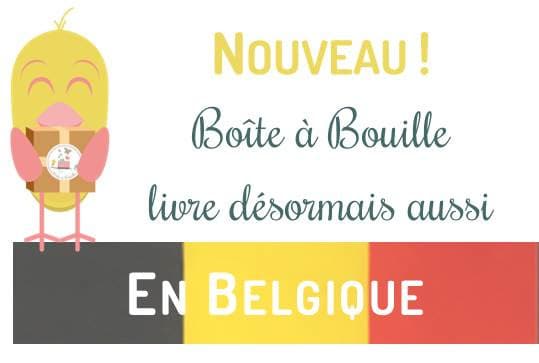 Livraison en Belgique et Salon Baby pour Boite à Bouille