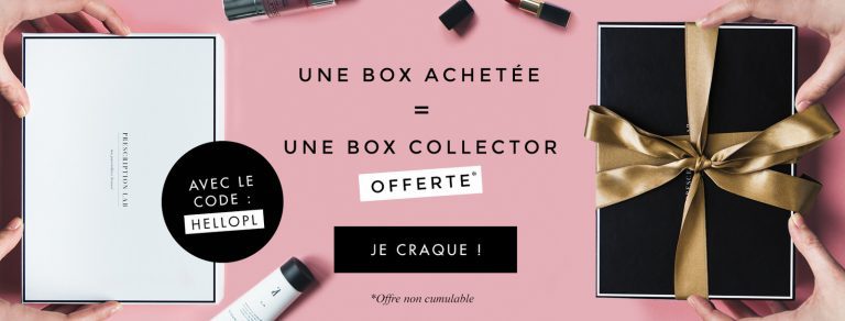 Prescription Lab : Une box collector gratuite avec la box de Juin 2017
