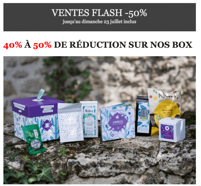 Vente flash chez Envouthé : Jusqu’à – 50 % sur une sélection de box