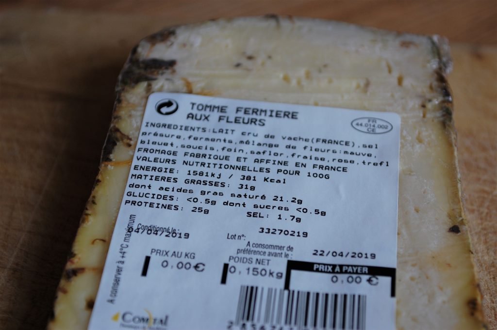 Boite du fromager d'avril 2019