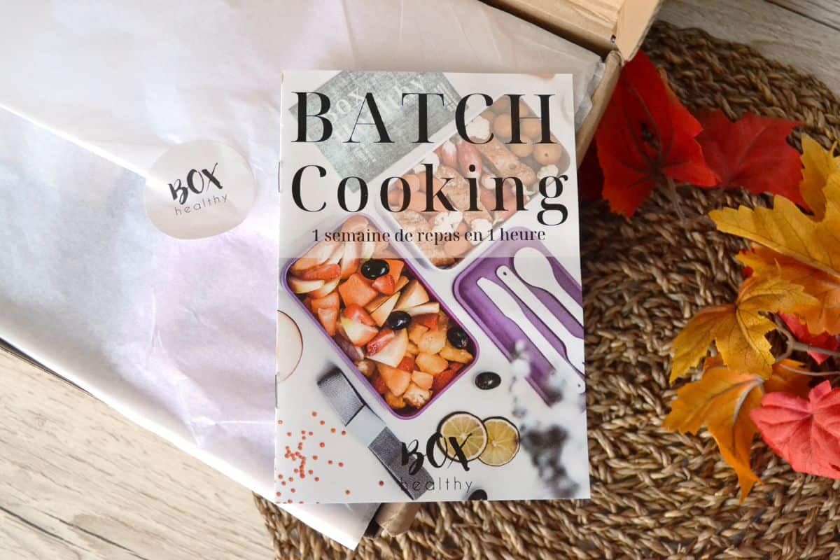 Box Healthy de Septembre 2019 : Batch Cooking - La Box du mois