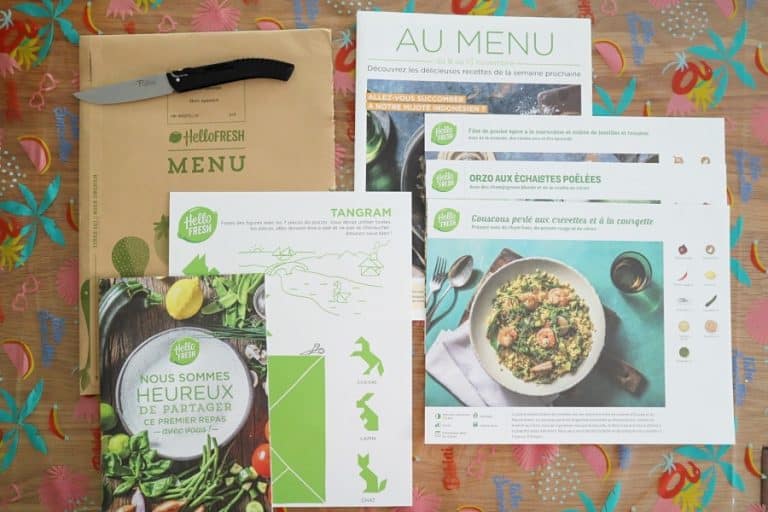 HelloFresh Box Familiale de la Semaine du 2 au 8 Novembre 2019 La Box du mois