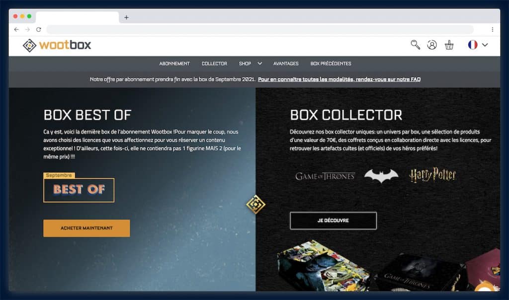 Wootbox : la box du gamer et du geek d’aujourd’hui