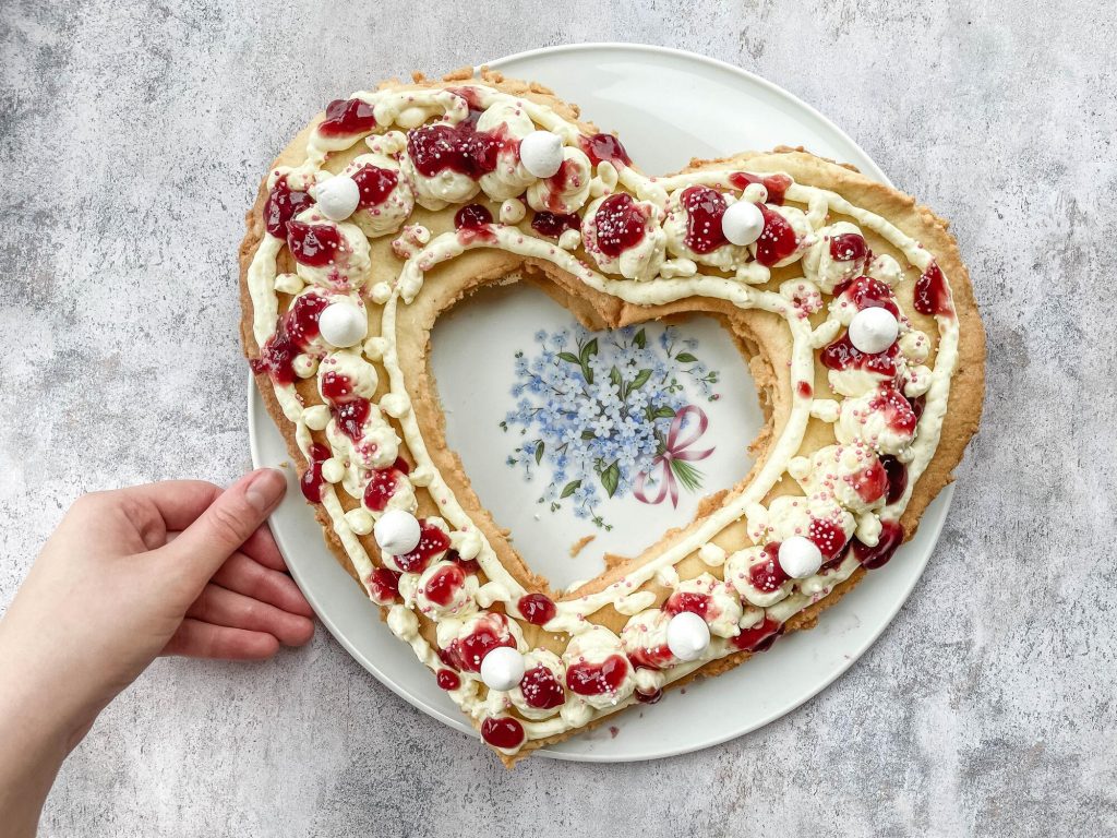 gâteau en coeur