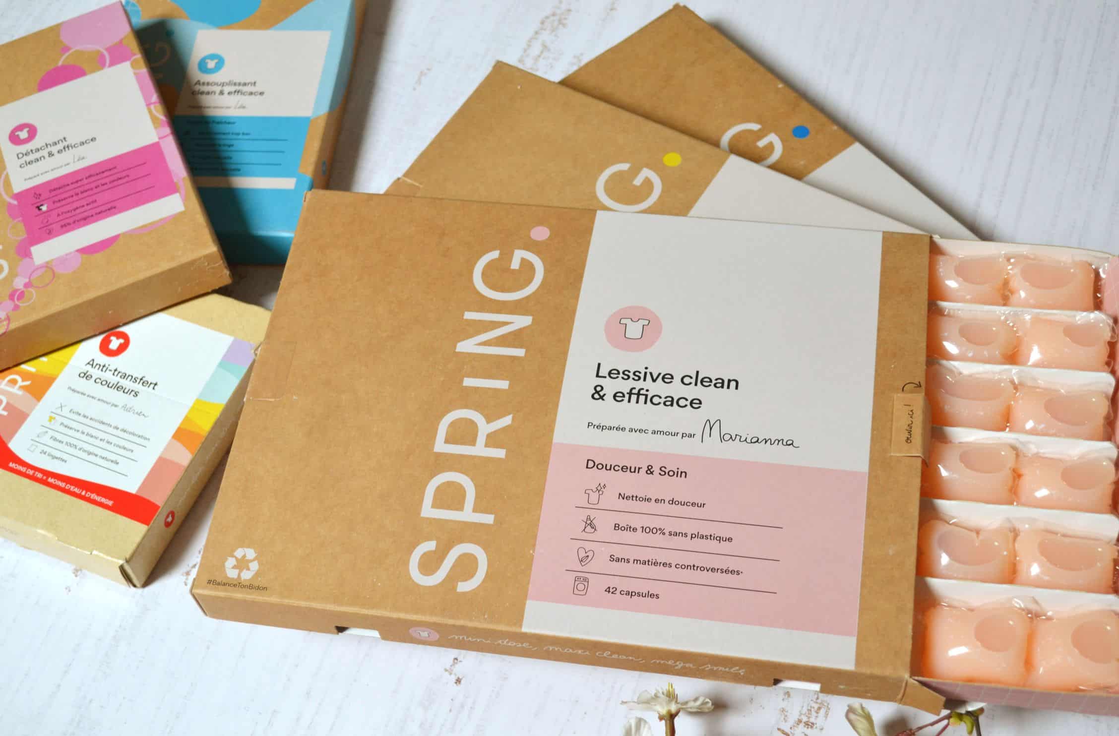 SPRiNG - Lessive clean et efficace livrée dans votre boîte aux lettres