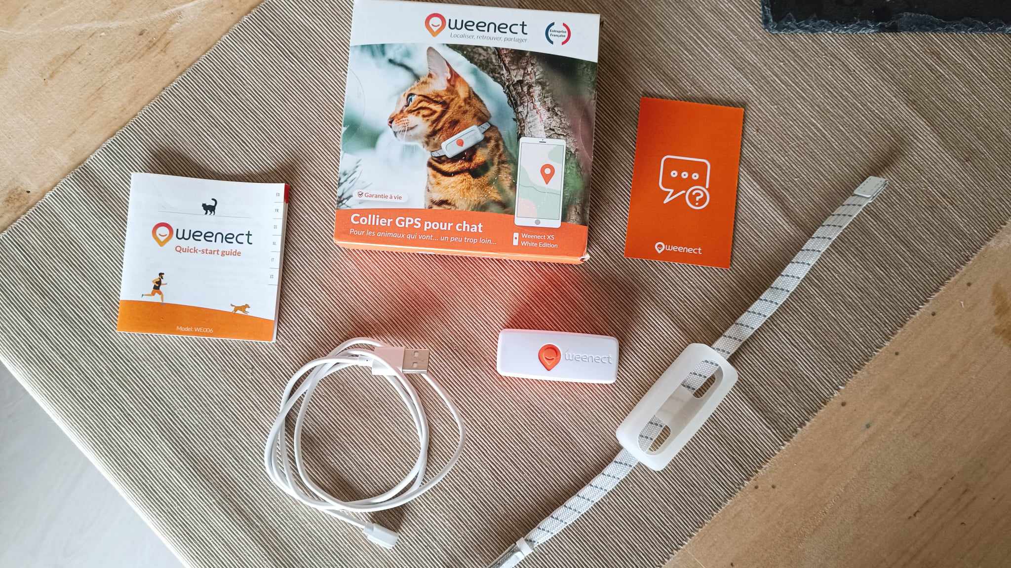 Collier GPS pour chat Weenect XS